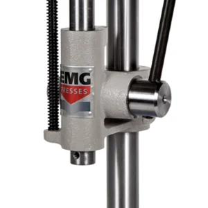 Prensa manual de cremallera EMG 3HR – 400 kg, carrera 80 mm