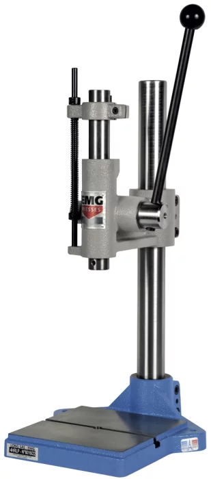 Prensa manual de cremallera EMG 4HR LP – 600 kg, cuello 155 mm